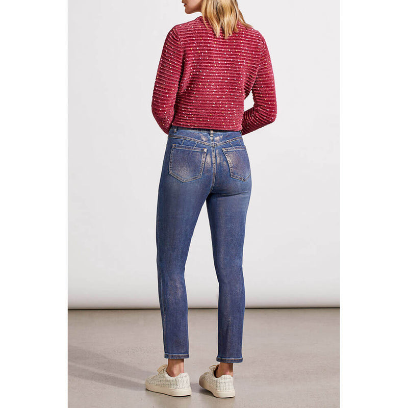 Tribal 28-Inch Sophia Slim Ankle Pant With Rose Gold Coating - Rose - FINAL SALEGold