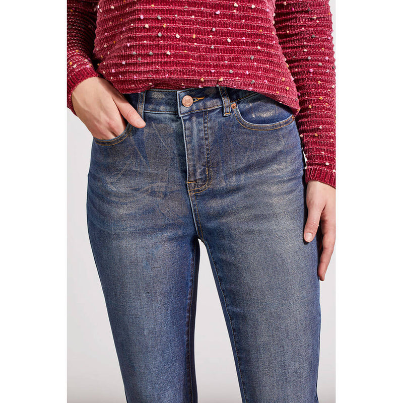 Tribal 28-Inch Sophia Slim Ankle Pant With Rose Gold Coating - Rose - FINAL SALEGold