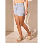 Tribal 3-5-Inch Audrey Girlfriend Roll-Up/Down Short - Lt Surf - FINAL SALE
