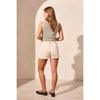 Tribal 3-5-Inch Audrey Girlfriend Roll-Up/Down Short - Ecru - FINAL SALE