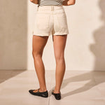 Tribal 3-5-Inch Audrey Girlfriend Roll-Up/Down Short - Ecru - FINAL SALE
