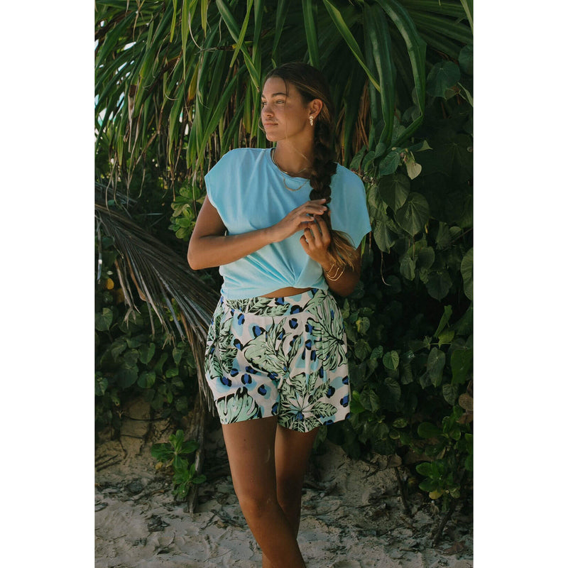 Tribal 3-Inch Flat Front Short With Pleats & Pockets - Havana - FINAL SALE