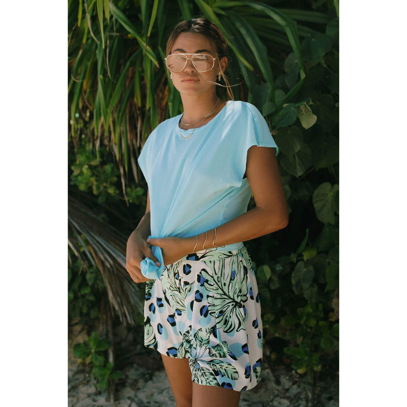 Tribal 3-Inch Flat Front Short With Pleats & Pockets - Havana - FINAL SALE
