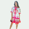 Islapayal Lisbon Dress - Lotus - White Linen