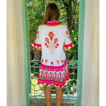 Islapayal Lisbon Dress - Lotus - White Linen