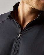 Rhone Men's Session 1/4 Zip Pullover Sweater - Black
