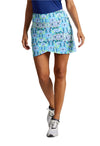 IBKUL Women's 17 1/2-Inch Ridley Layered Skort - Navy Multi