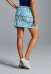 IBKUL Women's 17 1/2-Inch Ridley Layered Skort - Navy Multi