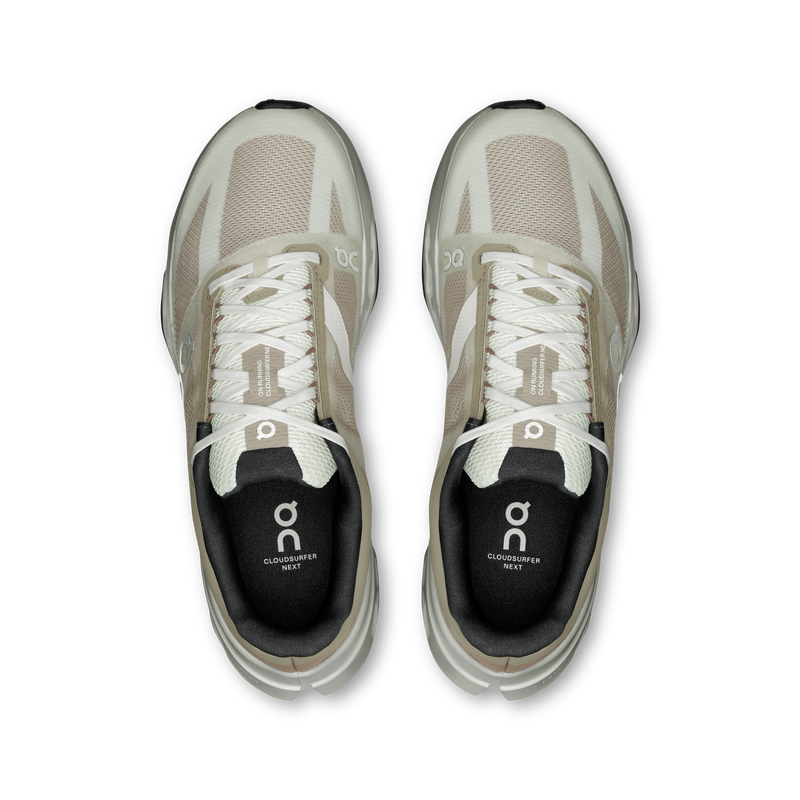 On Women's Cloudsurfer Next Shoes - Fog / Ivory
