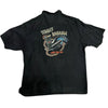 TBLV Tommy Bahama Mens Original Sample Ride The Tip Camp Shirt - Black