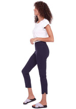 UP! Petal Slit Ankle Pants - Navy