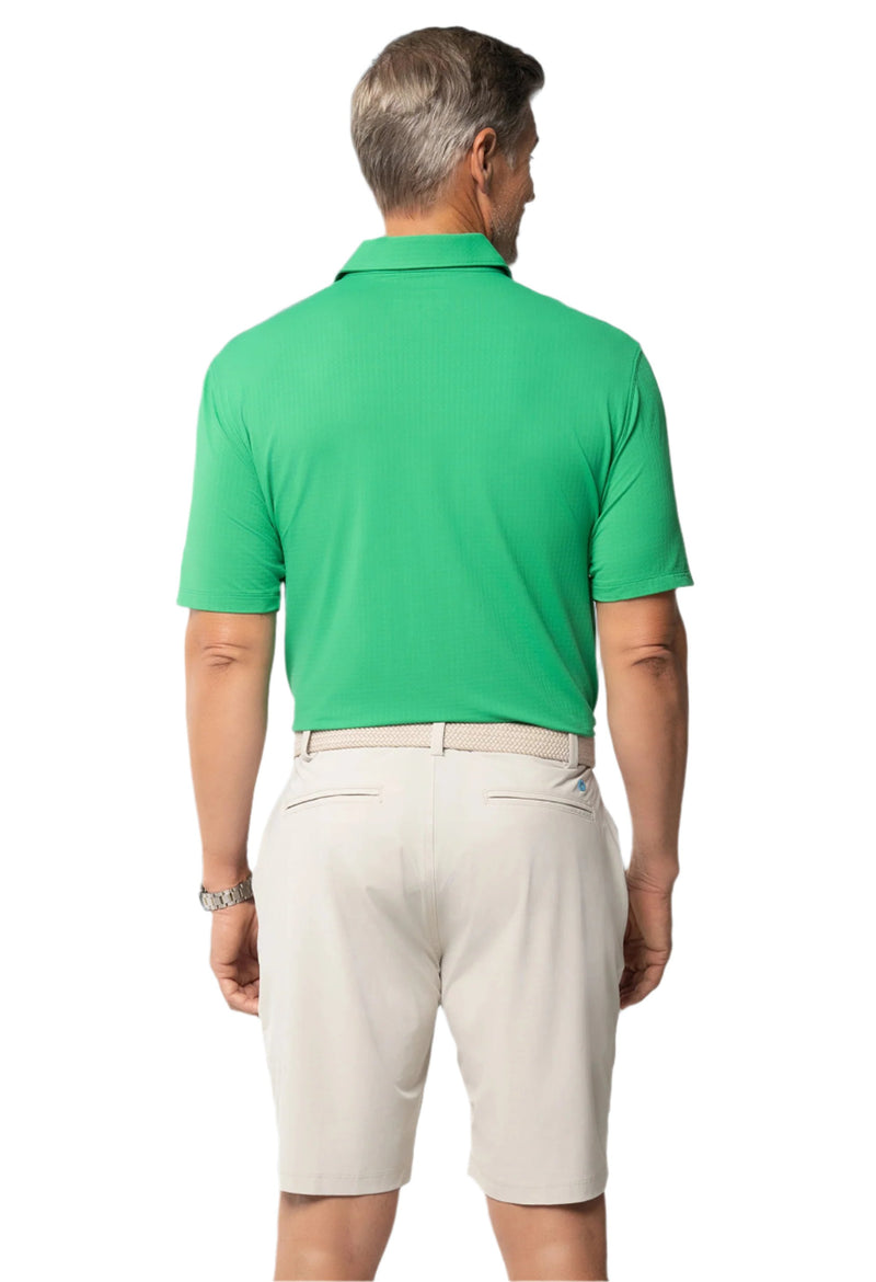 IBKUL Mens Lucky Charm Polo Shirt - Kelly Green