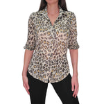 David Cline Aleksandra Roll-Up Sleeve Top - Skin