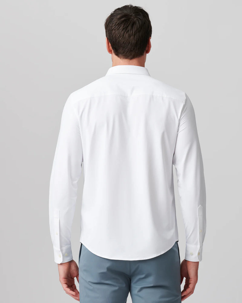 Rhone Men's Commuter Classic Fit Sport Shirt - Business White