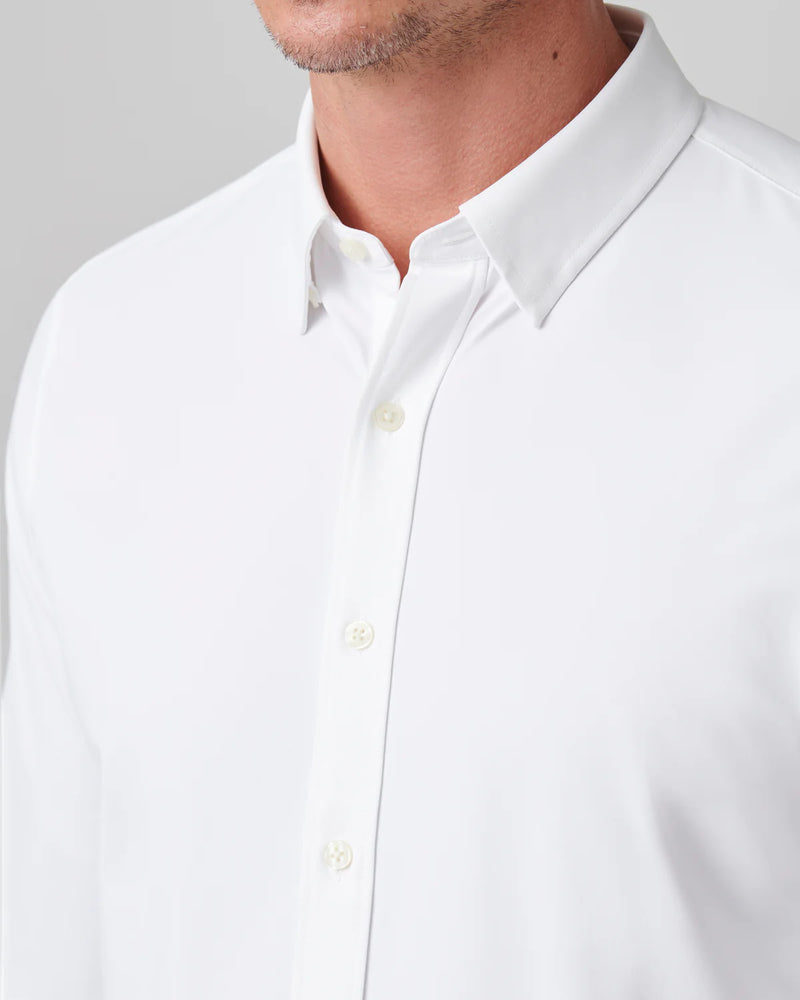 Rhone Men's Commuter Classic Fit Sport Shirt - Business White