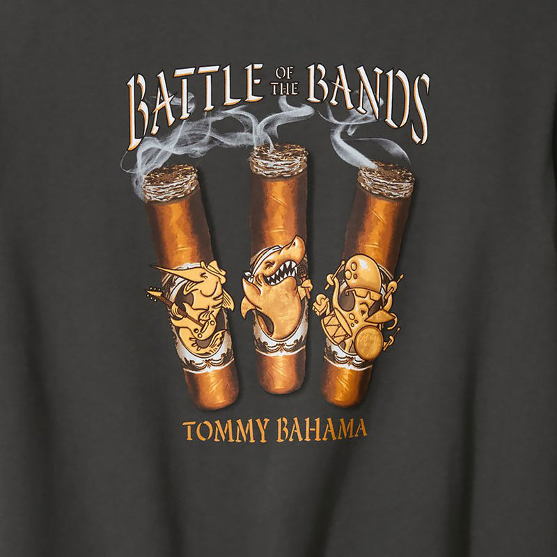 Tommy Bahama Men's Big & Tall Battle Of The Bands Pocket T-Shirt - Coal