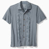 Tommy Bahama Men's Big & Tall Palm Fresco Beach Border Camp Shirt - Steel