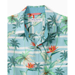 Tommy Bahama Men's Big & Tall Nova Wave Palmero Stripe Camp Shirt - Blue Whisper