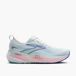 Brooks Womens Glycerin GTS 22 Shoes - White / Limpet Shell / Amparo Blue