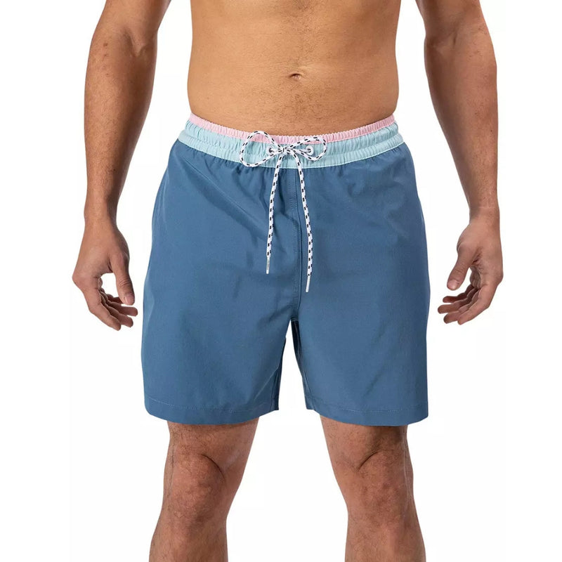 Chubbies 5.5-Inch The Gravel Roads Swim Trunks - Dusty Blue