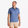 Chubbies The Tried & True Performance Polo Shirt - Dusty Blue