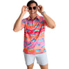 Chubbies The Offsite '24 Performance Polo Shirt - Bright Pink