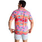 Chubbies The Offsite '24 Performance Polo Shirt - Bright Pink