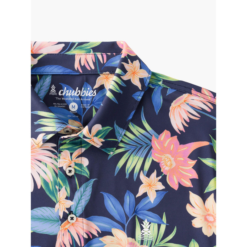 Chubbies The Big Bloomer Polo Shirt - Navy