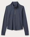 Rhone Women's Course To Court 1/4 Zip Pullover - Navy Blue