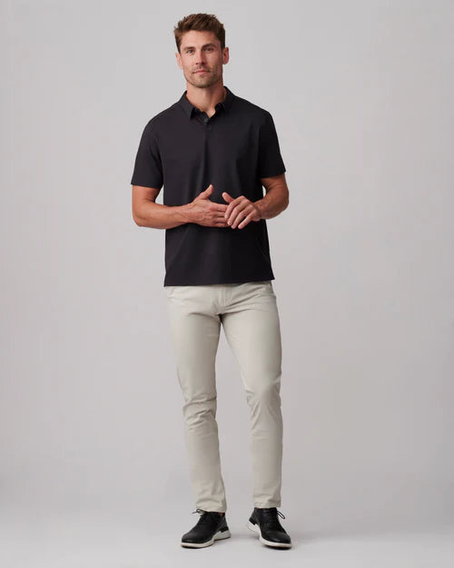 Rhone Men's Commuter Polo Shirt - Black