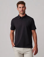 Rhone Men's Commuter Polo Shirt - Black