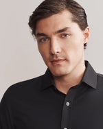 Rhone Men's Commuter Classic Fit Sport Shirt - Black