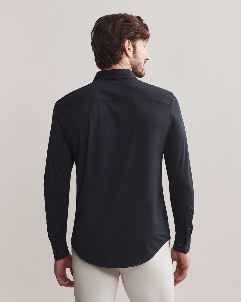 Rhone Men's Commuter Classic Fit Sport Shirt - True Navy