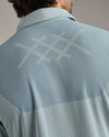 Rhone Men's Cross-Court Polo Shirt - Blue Water