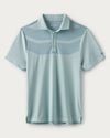 Rhone Men's Cross-Court Polo Shirt - Blue Water