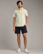 Rhone Men's Cross-Court Polo Shirt - Yellow Dawn