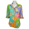David Cline Kefalonia Roll-Up Sleeve Top - Sea