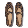 FitFlop Delicato Leopard Suede Mary Janes - Chocolate Mix