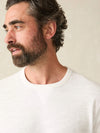 Faherty Sunwashed Long Sleeve T-Shirt - White