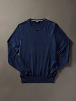 Faherty Movement Crewneck Sweater - Marine Navy*