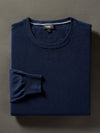 Faherty Movement Crewneck Sweater - Marine Navy*