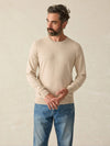 Faherty Movement Crewneck Sweater - Soft Dune Heather