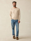 Faherty Movement Crewneck Sweater - Soft Dune Heather