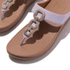 FitFlop Fino Crystal Chain Leather Sandals - Cool Lilac