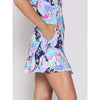 G Lifestyle 17-Inch Print Flare Skort - Navy Golfer