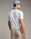 Rhone Men's Golf Sport Polo Shirt - Blue Stone Foulard