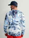 Huk Pursuit Mossy Oak Printed Long Performance Sleeve Crew T-Shirt - Windsurfer