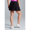 IBKUL Women's 13-Inch Solid Pleat Skort - Black