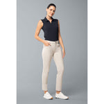 IBKUL Women's 28-Inch 5 Pocket Performance Pant - Stone
