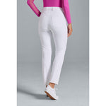 IBKUL Women's 28-Inch 5 Pocket Performance Pant - White